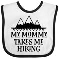thumbnail image 3 of Inktastic Hiker Mommy Takes Me Hiking Boys or Girls Baby Bib, 3 of 4