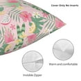 thumbnail image 3 of Pofeuu Tropical Pitaya Print Double-sided plush pillowcase Square Throw Pillow Covers Pillows Cover for Living Room Bedroom Sofa Couch Cushion Cover（No pillow core）-16"x16", 3 of 7