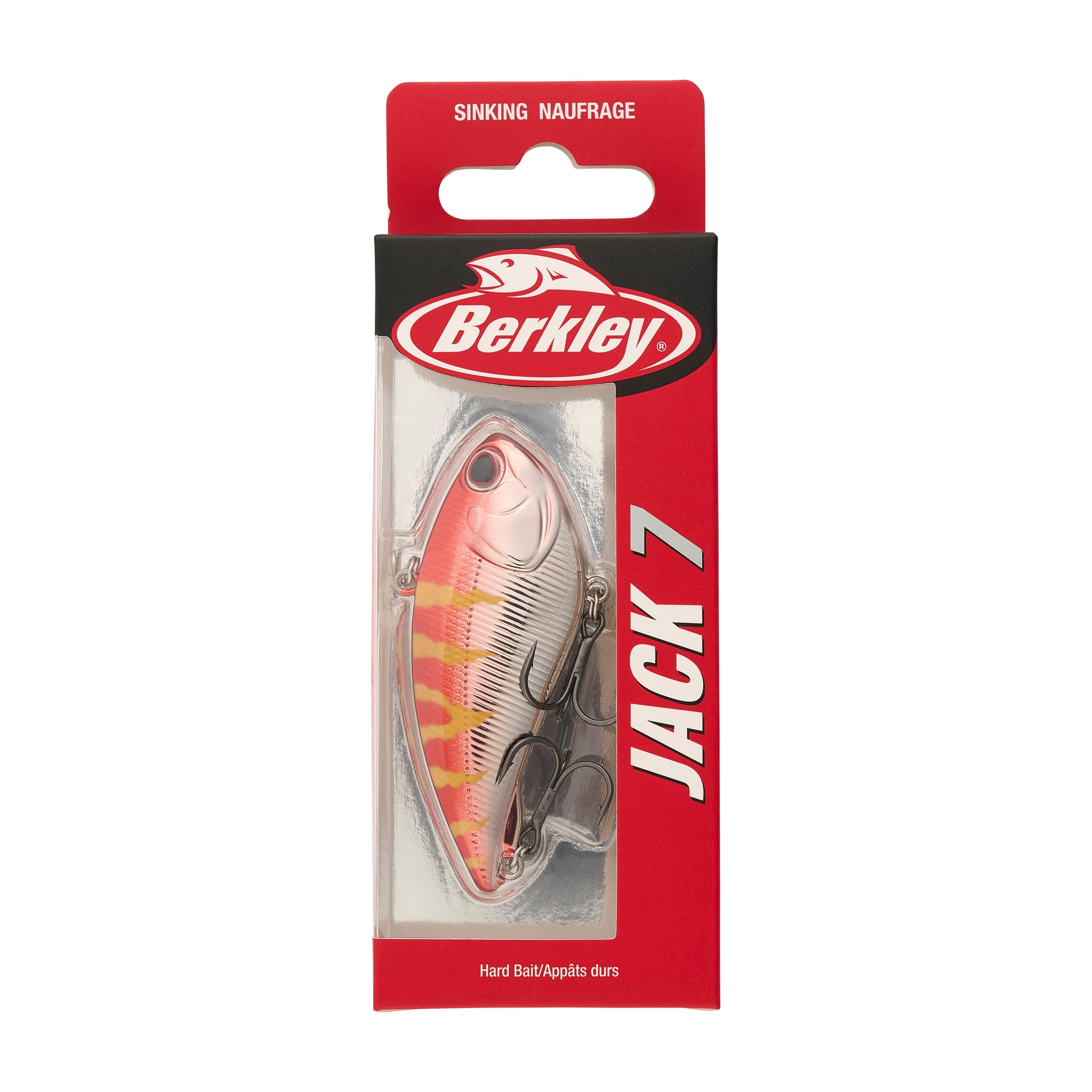 Berkley Jack, 7, 3/4 oz, Chrome Red Perch