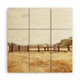 thumbnail image 1 of Society6 Kevin Russ Fence Standing 5' x 5' Wood Wall Mural, 1 of 1