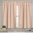 thumbnail image 2 of Ambesonne Pink Valance & Curtain, Retro Vintage Lilac Dots, 55"x36", Salmon Lilac and White, 2 of 6