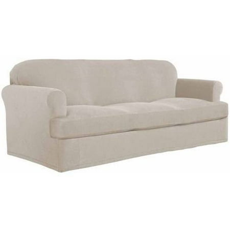 Serta Stretch Grid Slipcover Sofa 2 Piece T Cushion This On Opens A Dialog That Displays Additional Images For Product With The Option To Zoom In Or Out