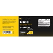 PrimaForce NAD+ Nicotinamide Supplement (1000 mg) 120 Capsules - Nicotinamide Adenine Dinucleotide, 60 Servings