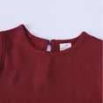 thumbnail image 4 of Toddler Girls Linen Sleeveless Dress A-Line Ruffle Hem Summer Outfits, Size 12-24M, 4 of 7