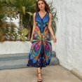 thumbnail image 5 of Watercolor Butterfly Vestido Sin Mangas Para Mujer, Traje De, Ropa De Cumpleaños, Verano, 5 of 5