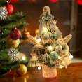 thumbnail image 4 of Clearance Christmas Ornament! Christmas Tree Mini Artificial Christmas Trees Xmas Desktop Decoration Tree Set Tabletop Christmas Tree with Lighting Effects for Christmas Tabletop Decorations, 4 of 7