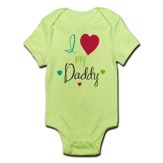CafePress - I Love My Daddy! Body Suit - Baby Light Bodysuit