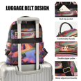 thumbnail image 4 of JIALIOU Mini Backpack Purse for Women Quilted Casual Daypack Small Travel Shoulder Bag, Woman Walking in Garden, 4 of 7