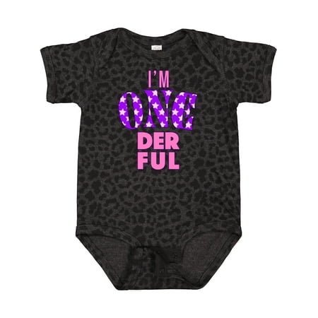 

Inktastic I m One-Derful First Birthday Gift Baby Boy or Baby Girl Bodysuit