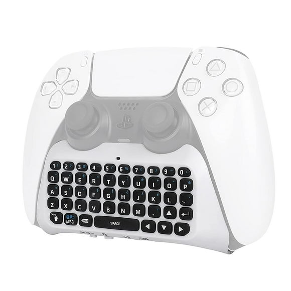 XYCCA Controller Keyboard for PS5, Wireless Blue Tooth 3.0 Mini Gamepad Chatpad with Built-in Speaker & 3.5mm Audio Jack for PS 5 Controller, Used to Send Message and Gaming