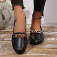 thumbnail image 6 of Crunowin Women's Round Toe Soft Sole Flat Shoes, Fashionable Casual Spring/Summer Versatile Style Solid Color Trendy Comfortable Footwear Black 9.5, 6 of 9