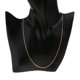 thumbnail image 2 of Collar de cadena ligero Zulema 925 Sterling color oro 18'', 2 of 8