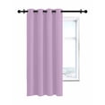 thumbnail image 7 of Solid Light Thermal Insulated Blackout Curtains for Bedroom 96 Length Purple Room Darkening Curtain 1 Panel Grommet Window Curtain Drape for Living Room Nursery Room, 7 of 7