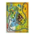 thumbnail image 1 of KC Cubs Playtime Collection Animal Safari Road Map Educational Learning & Game Area Rug Carpet for Kids and Children Bedrooms and Playroom, 1 of 9