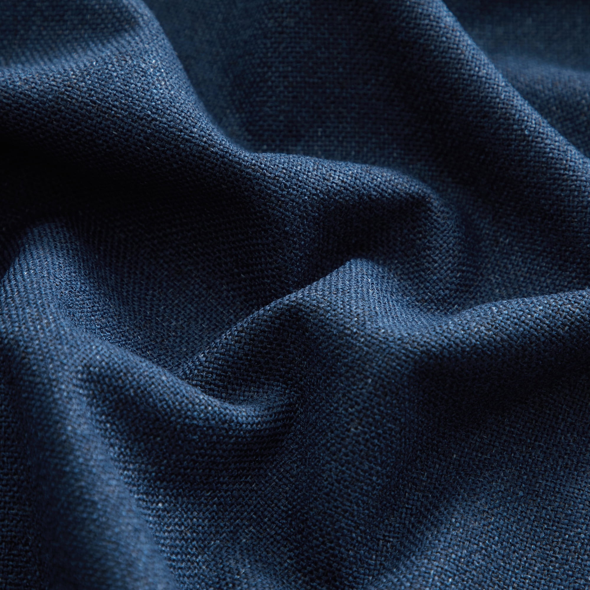 Mainstays Solid Twill Blackout Curtain Panel and Sheers, Set of 4, Blue Cove, 27.5" W x 84" L