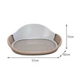 thumbnail image 4 of Dog Toilet with Urinary Column Medium Large Dogs Bedpan Dog Litter Tray Mesh Grids Potty Trainer Coffee, 4 of 8