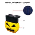 thumbnail image 5 of Hvmvliv Halloween Solar Lights Evil Pumpkin Lights Halloween Garden Fence Steps LED Lights Halloween Decorations Yellow, 5 of 9
