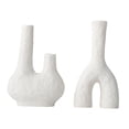thumbnail image 4 of GUOOL 2Pcs Ceramic Flower Vase Abstract Vase Decors Entryway Desk Plant Pot Holder, 4 of 9
