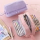 thumbnail image 4 of Estuche escolar portátil para lápices, bolsa con cremallera para adolescentes, organizador de papelería grande, suministros de oficina, 4 of 4