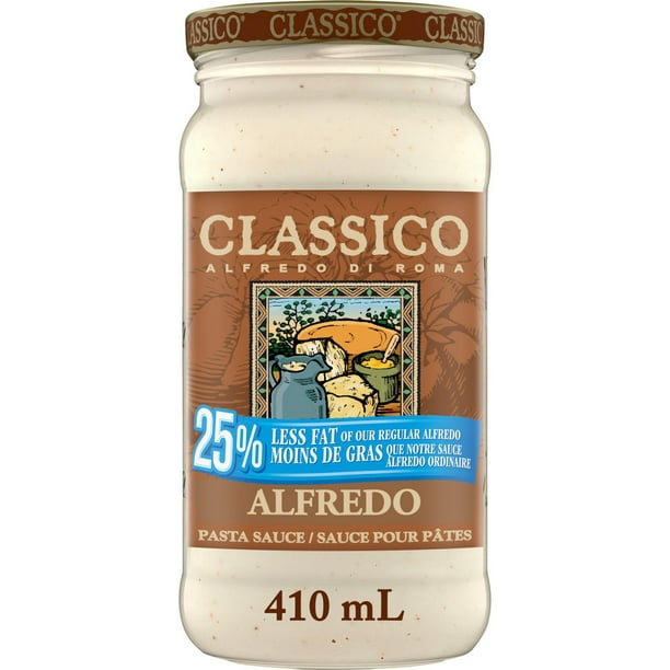Sauce pour pâtes Classico Alfredo di Roma Alfredo 25 % moins de gras