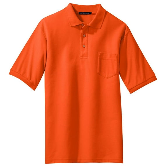 Port Authority Men's Big And Tall Silk Touch Pocket Polo Shirt