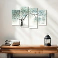 thumbnail image 2 of Elephant Stock Gentle Frost Tree Wall Art - Horizontal Multi Panel Canvas - Living Room Wall Decor - Floral And Botanical Multi Panel - Gray And Blue Decor By Ashvin Harrison - 24" x 14", 2 of 4