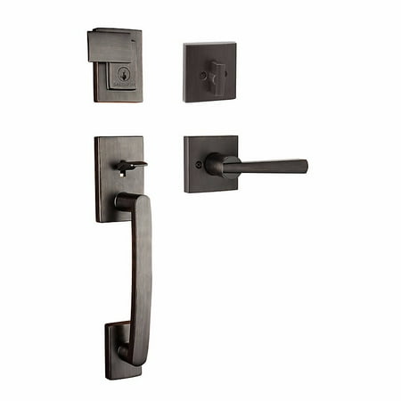 Baldwin 180Sphxspl-Sqr-Smt Spyglass Single Cylinder Keyed Entry Handleset From The