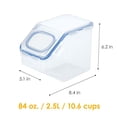 thumbnail image 2 of Tapas de Alimentos LocknLock Easy Essentials (Flip-top) / Contenedores de Almacenamiento para la Despensa, Sin BPA, de 10.6 Copas-Top 10, 2 of 3