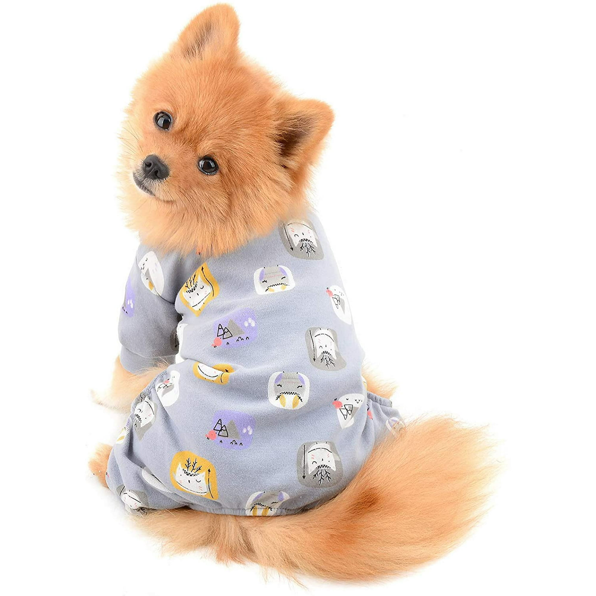 Dog jumpsuit with feet hot sale