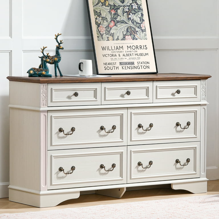 FIAKOA Bedroom Tall Dresser & Nightstands 4PC Farmhouse White - Walmart.com FIAKOA Bedroom Tall Dresser & Nightstands 4PC Farmhouse White - Walmart.com
