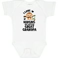 thumbnail image 3 of Inktastic Monkey I Love Hanging out with My Great Grandpa Boys or Girls Baby Bodysuit, 3 of 5