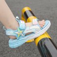 thumbnail image 3 of RWJDXD Children‘s Sandals Girls Breathable Princess Shoes Summer New Lightweight Non-Slip Soft Comfortable Cartoon Fashion, 3 of 6