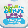 thumbnail image 4 of Inktastic Orthopedic Surgeon Daddy Boys or Girls Baby Bib, 4 of 4