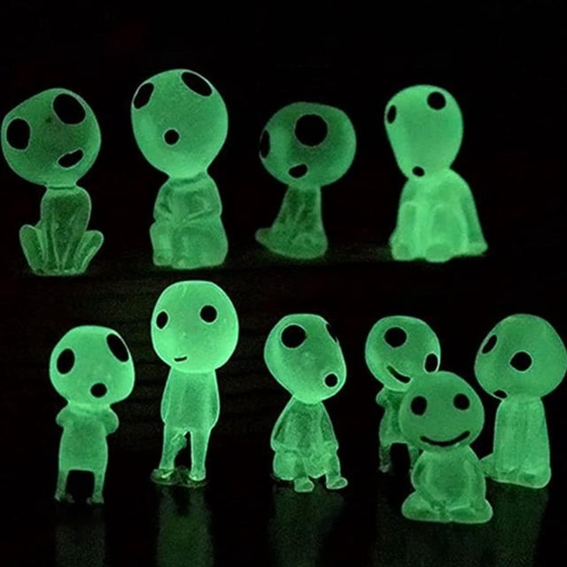 Figuras de elfos de árbol, árbol luminoso impermeable, adornos de muñecos de elfos, accesorios de jardín de hadas, decoración para terraza y jardín, 10 Uds.