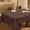 Coffee, variant on Plastic Table Cloths,Table Cloths Rectangle,72*54IN Dining Table Cover Waterproof,Waterproof Spillproof Plastic Flannel Backed Table Cloth, Wipe Clean Table Cover for Dining, Buffet(Gold)
