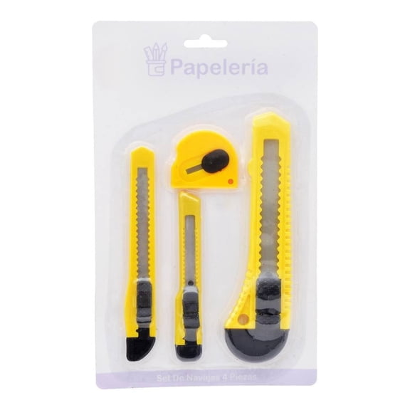 Set de Navajas Prichos Amarillo