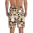 thumbnail image 3 of Fotbe Cute Bee Gnome Pajama Shorts for Men, Men's Pajama Bottoms, Sleepwear,Short Pajama Pants-Small, 3 of 9