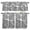 Gray, variant on 3 Piece Kitchen Curtains and Valances Set Slate Blue Monstera Cafe Curtains 24 Inch Length Palm Tree Leaf Boho Botanical Tropical Valance & Tier Curtain for Living Room Bedroom 54"x18"+27"x24"*2