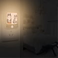thumbnail image 2 of Yayeee LED Night Lights with Motion Detectors Auto Dusk to Dawn Light Sensors, 2 Pack, Gray Cute Chubby Cat, 2 of 7