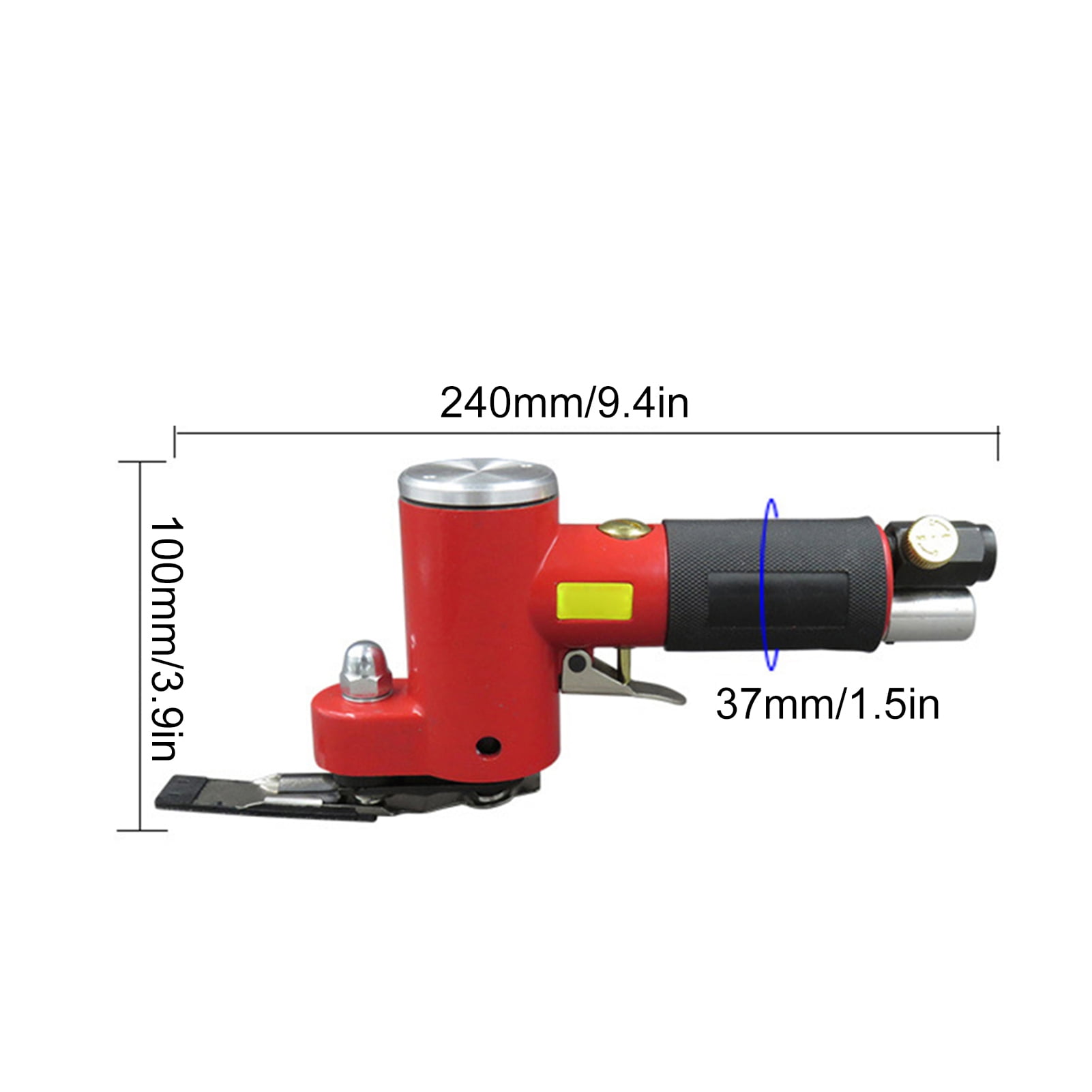 ACAGALA Mini Straight Line Air Sander With 2 Sanding Pads Random Orbital Pneumatic Sander Air Operated Handheld Polisher Waxer For Auto Body Work Furniture Wood Metal Surface