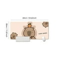 thumbnail image 2 of Non-Slip Cute Cartoon Laptop Table Mat Writing Mat Capybara Keyboard Mice Mat Desk Pad Desk Protector Mouse Pad HAPPY TIME, 2 of 8