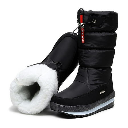 

New 2022 Women Boots Comfortable Female Shoes Platform Shoes Women s Outdoor Flat Keep Warm Fashion Botas Mujer Winter Booties