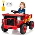thumbnail image 1 of AKDSteel 12V Kids Ride On Dump Truck with Remote Control, Electric Dump Bed & Shovel, Construction Vehicle Ride On Toy with Spring Suspension, Music, LED Lights, 1 of 6