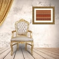 thumbnail image 3 of Brissonnet, Daphne 32x24 Gold Ornate Wood Framed with Double Matting Museum Art Print Titled - Batik Stripes I, 3 of 4