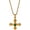 green, variant on 18K Plated Gold Cross Necklace Chunky Cross Necklace Summer Necklaces Vintage Necklace Y2k
