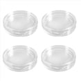 thumbnail image 1 of 40 Pzs Caja de Monedas de Plastico Transparente Redonda Pequena 18mm, 1 of 4