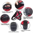 thumbnail image 3 of Reflective No Pull Dog Harness - Customizable and Comfortable Pet Vest for Outdoor Walking ShopWise Round, 3 of 15