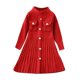 thumbnail image 1 of Falda de tirantes de color liso para niños con cintura elástica, informal y cómoda, de poliéster., 1 of 5