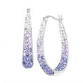 thumbnail image 2 of Lavender Ombre' Crystal Earrings, 2 of 2