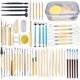 thumbnail image 1 of Juego de herramientas de arcilla de cerámica de 57 piezas con caja de plástico Kits de herramientas de modelado de cerámica para principiantes Profesionales Niños Clases de cerámica después de la, 1 of 5